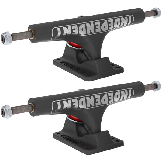 215 Independent Stage 4 Hollow Full Bar Black Standard Skateboard Trucks (10.0")