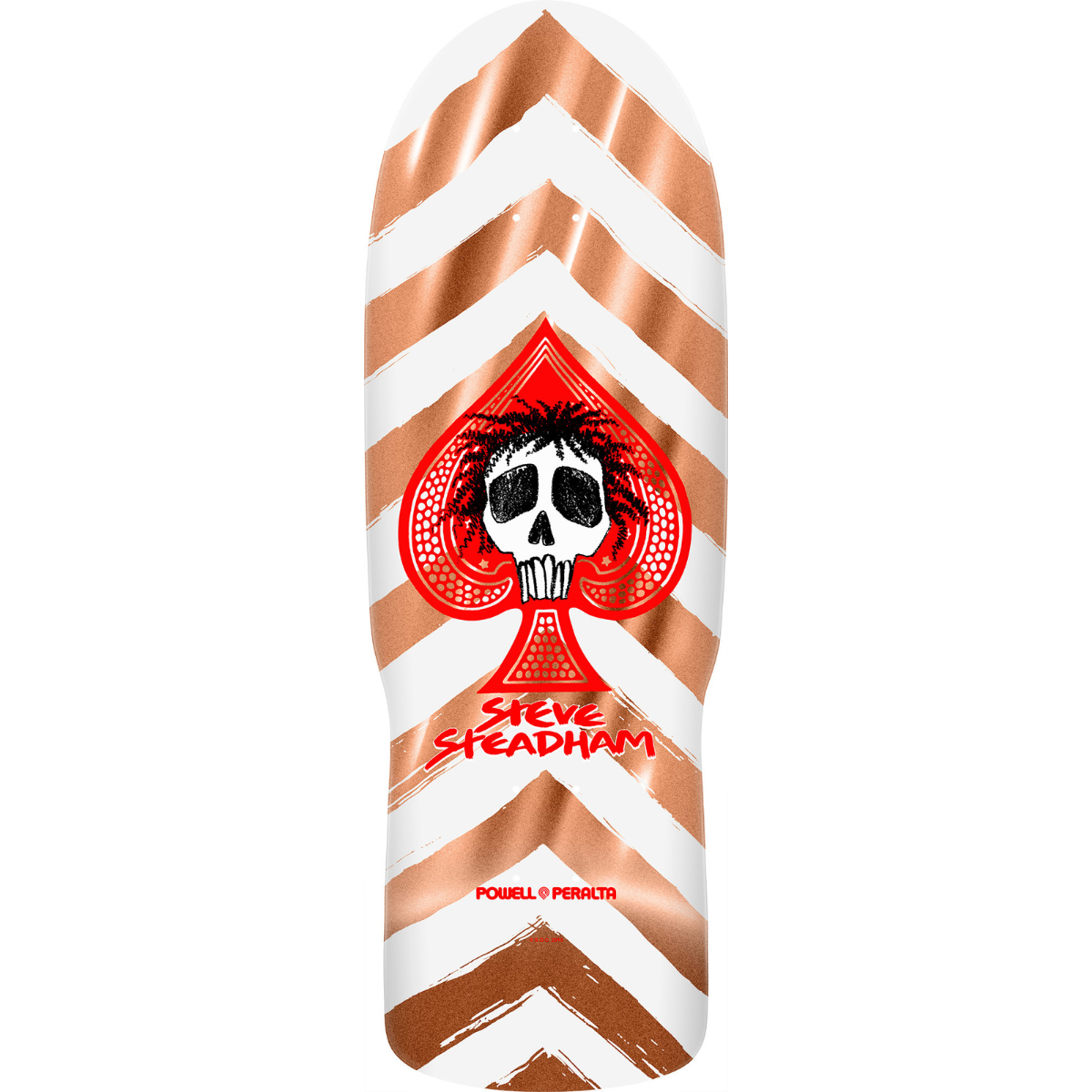 10" Powell Peralta Steadham Skull & Spade Reissue Skateboard Deck Copper Foil