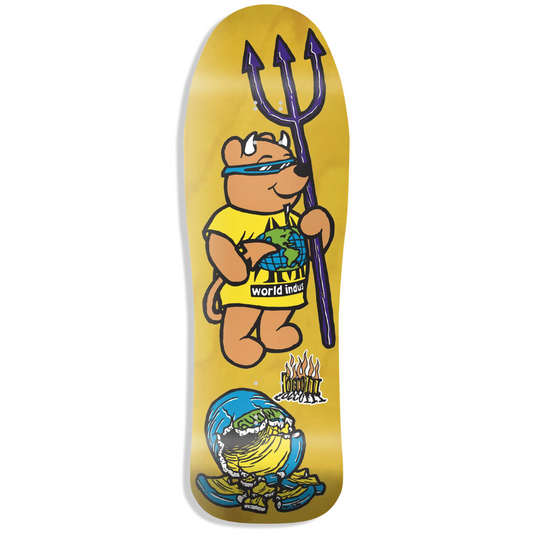 9.75" Heritage World Industries Steve Rocco III Skateboard Deck