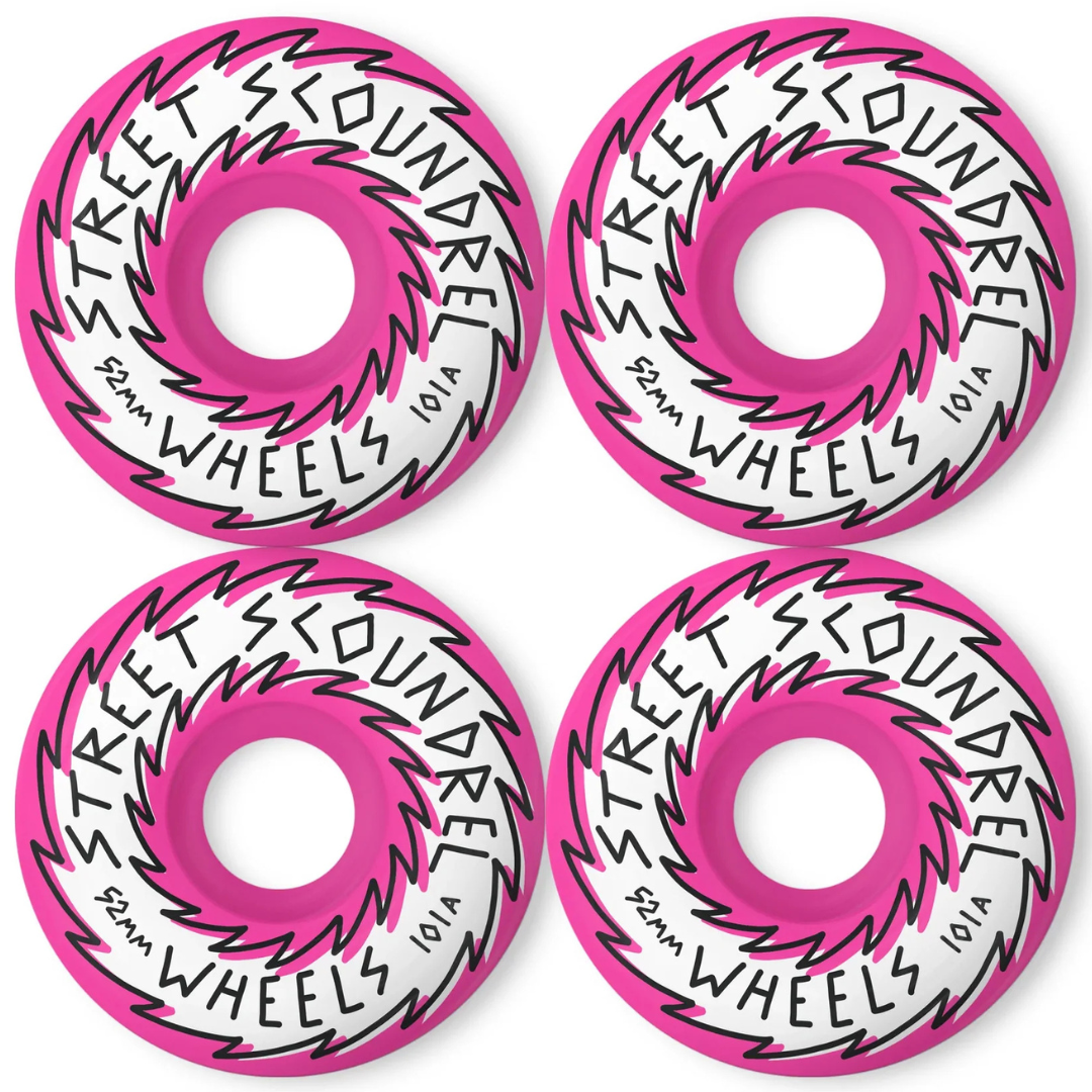 52mm Street Scoundrel Street Plant Wheels Pink 101a