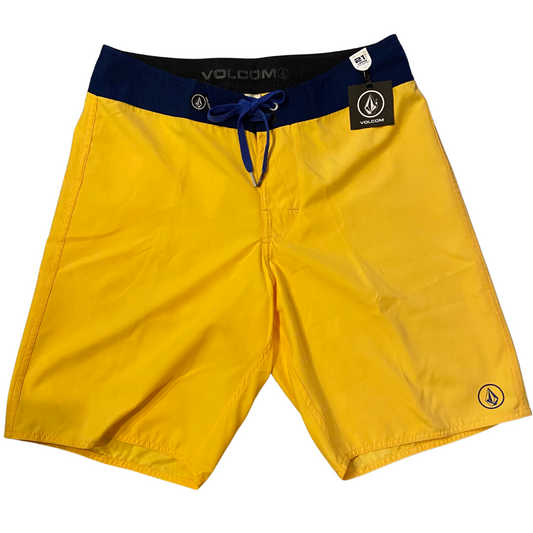 Volcom 38th Street Board Shorts - Yellow / Blue