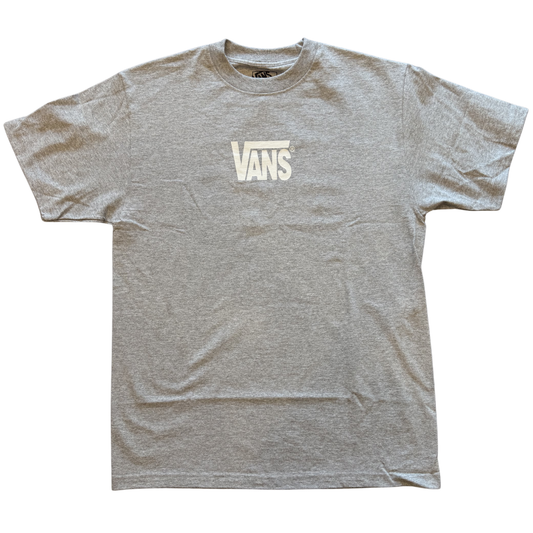 Vans Skateboarding Stretch Logo T-Shirt - Athletic Heather (Grey)