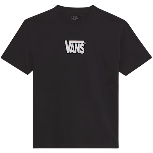 Vans Skateboarding Stretch Logo T-Shirt - Black / White