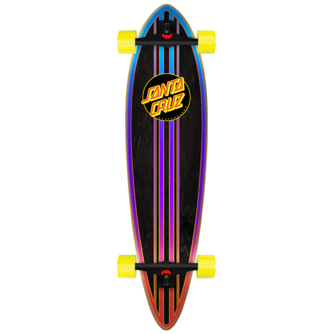 *BLEMISHED* 39" Santa Cruz Sundown Pintail Longboard Complete Skateboard