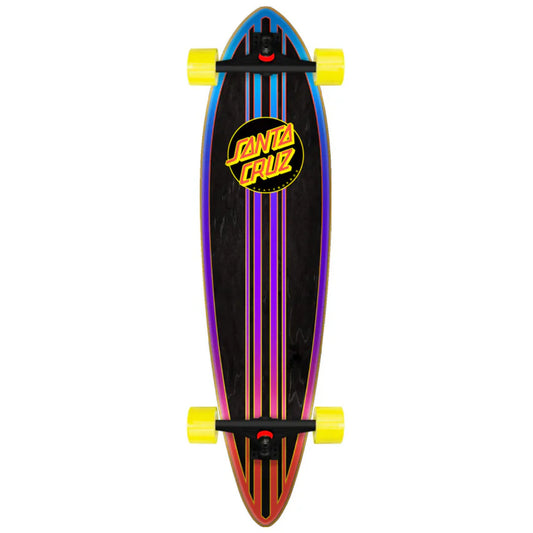 *BLEMISHED* 39" Santa Cruz Sundown Pintail Longboard Complete Skateboard