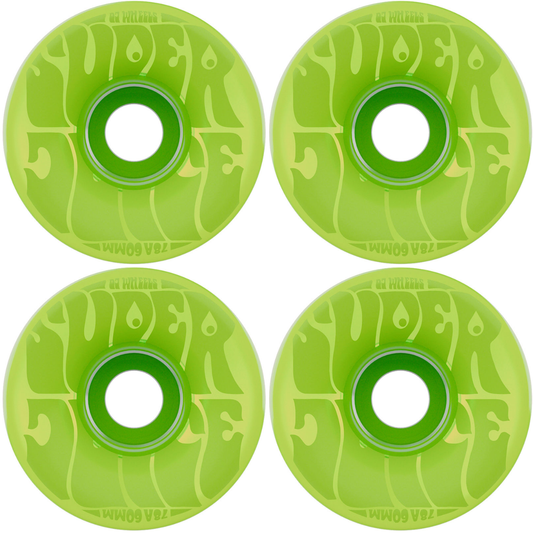 60mm OJ Wheels Bubble Gum Super Juice Transparent Green 78a