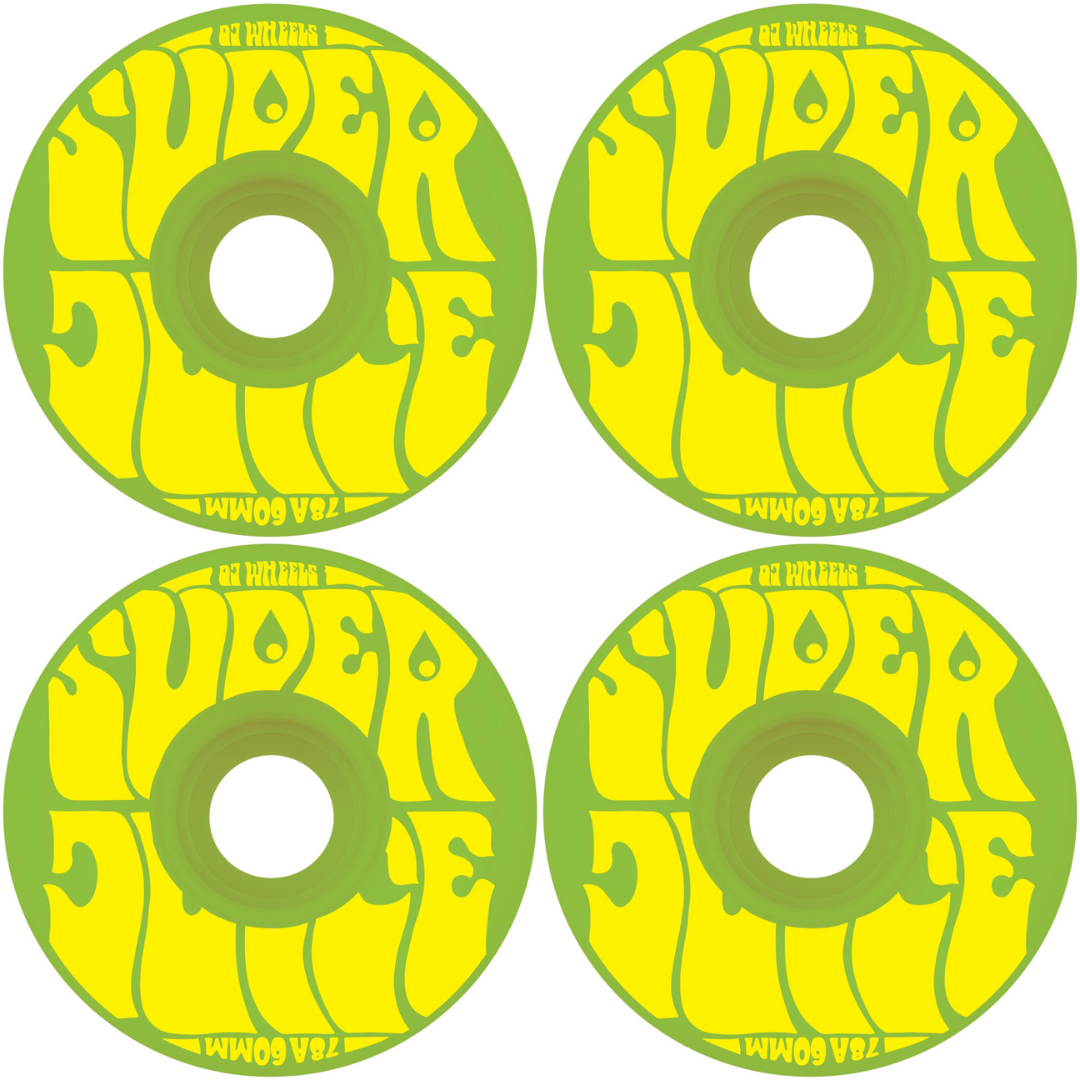 60mm OJ Wheels Super Juice Green 78a