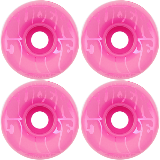 60mm OJ Wheels Bubble Gum Super Juice Transparent Pink 78a