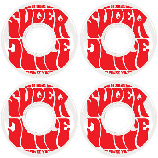 55mm OJ Wheels Mini Super Juice White 78a