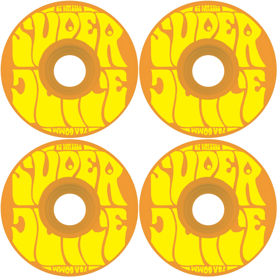 60mm OJ Wheels Super Juice Orange 78a