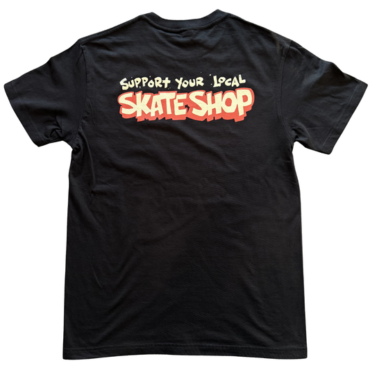 Skate Shop Day 2026 Support Your Local Skate Shop T-Shirt - Black