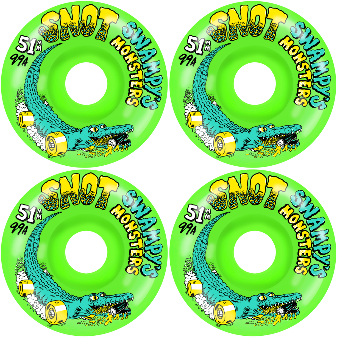 *PRE-ORDER* 51mm Snot Wheels Swamp Monsters 99a - Green