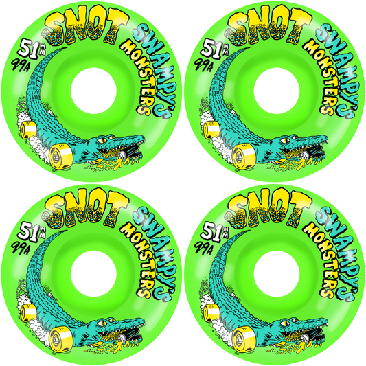 *PRE-ORDER* 51mm Snot Wheels Swamp Monsters 99a - Green