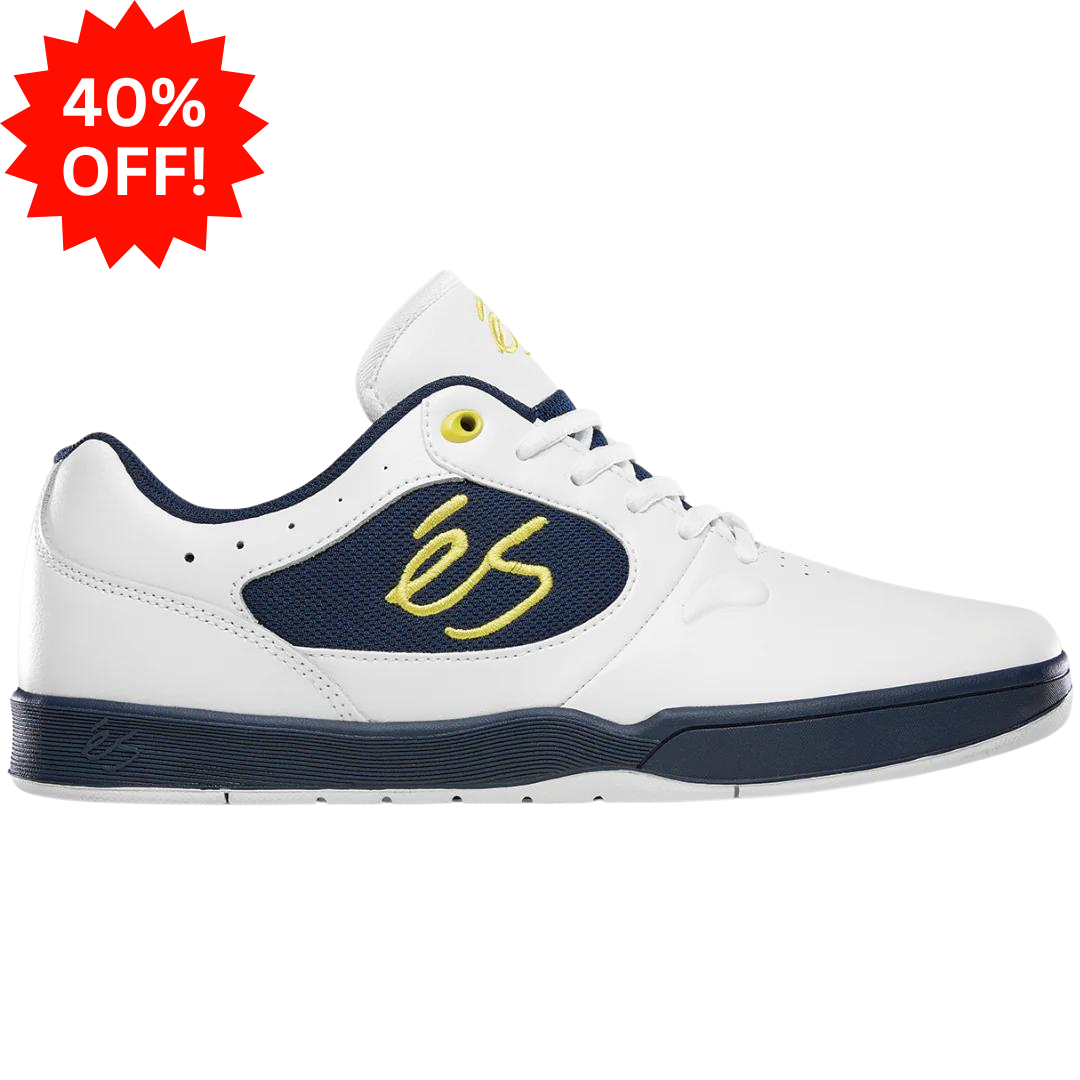 eS Skateboarding Swift 1.5 White / Navy Skate Shoe