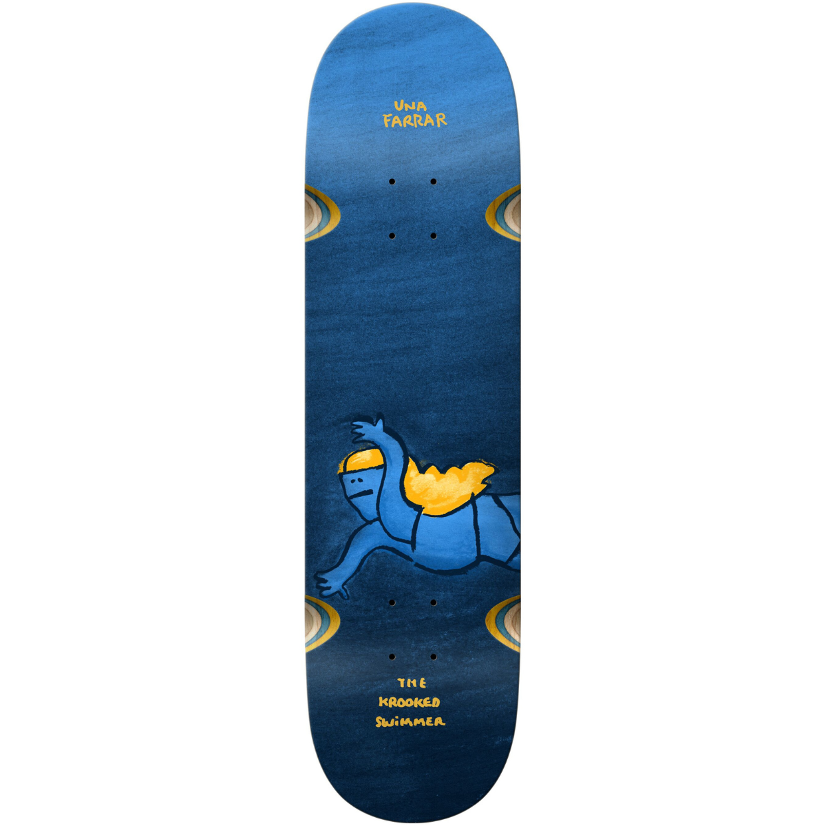 8.28" Krooked Una Farrar Swimmer Skateboard Deck