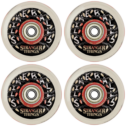 Slime Balls x Stranger Things 66mm Light Ups OG Slime Red 78a Wheels