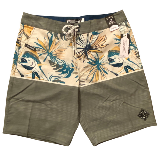 Salty Crew Tandem Board Shorts - Vintage Military Green