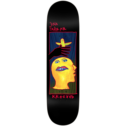 8.28" Krooked Skateboards Una Farrar Teeth Deck