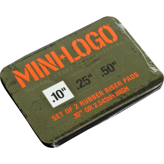 Mini Logo .10" Rubber Riser Pads 2 Pack
