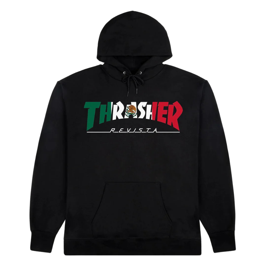 Thrasher Magazine Mexico Revista Hoodie - Black