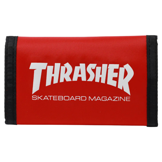 Thrasher Magazine Skate Mag Velcro Wallet - Red