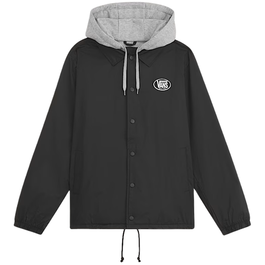 Vans Skate Torrey Hooded Coaches Jacket - Black