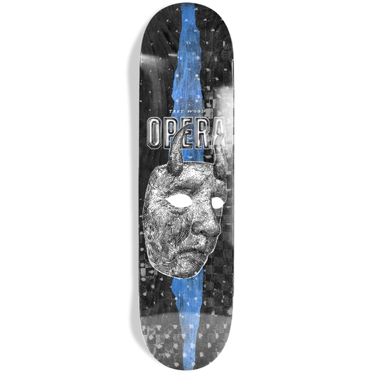8.25" Opera Trey Wood Horns Skateboard Deck