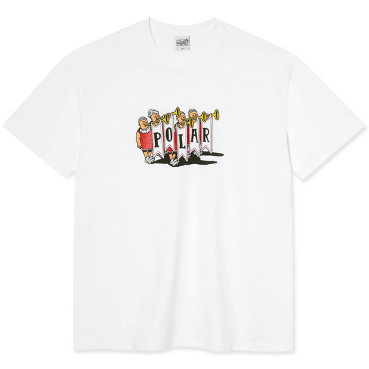 Polar Skateboards Trumpets T-Shirt - White