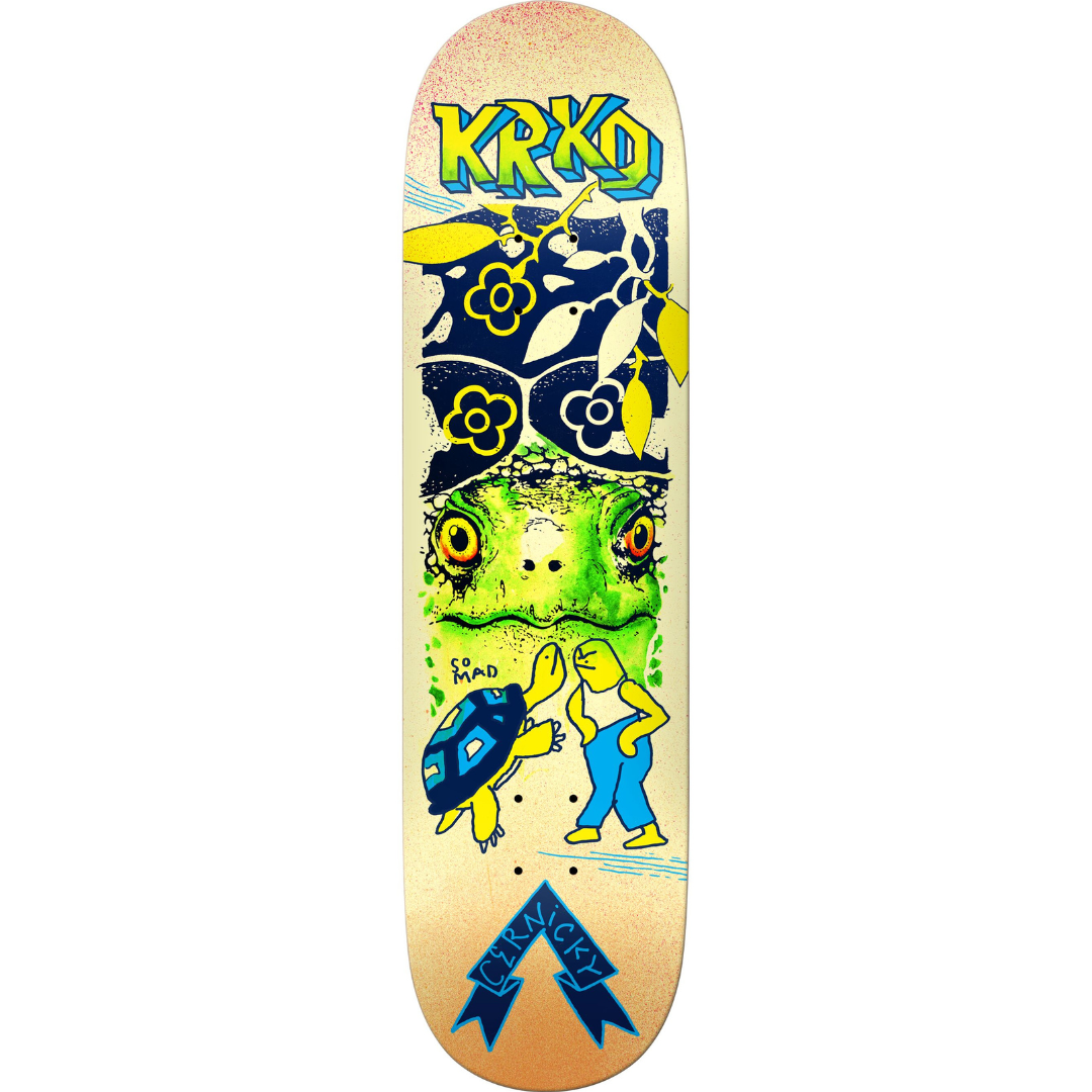 8.5" Krooked Cernicky Mad Turtle Skateboard Deck
