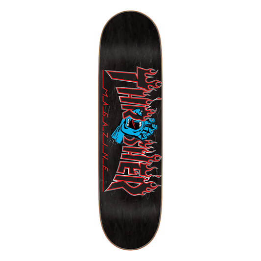 8.5" Santa Cruz x Thrasher Screaming Flame Logo Skateboard Deck