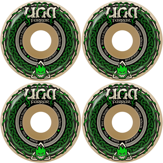52mm Spitfire Una Farrar Trinity F4 Formula Four Conical Full Skateboard Wheels 97a