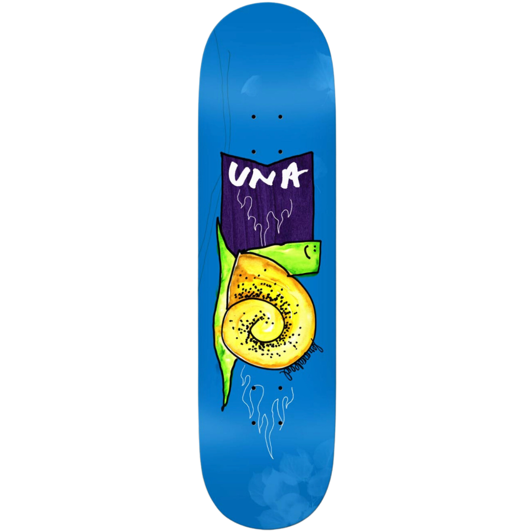 8.25" Krooked Skateboards Una Flame Snail Deck - Assorted Stains