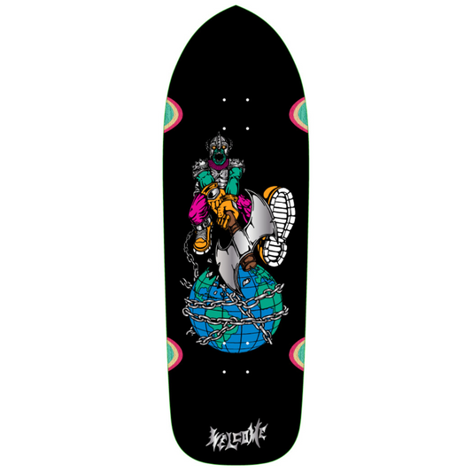 10.5" Welcome Skateboards Unchained on Magic Bullet Deck - Black