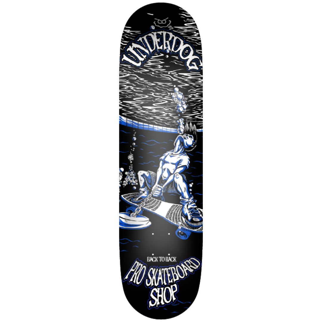 *PRE-ORDER* 8.5" Underdog NYHC x Pro Skateboard Shop Back To Back Skateboard Deck