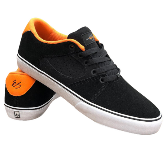 eS Skateboarding x The Nine Club Square 3 Skate Shoes - Black / Orange