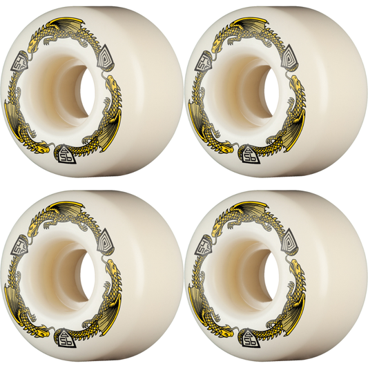 54mm Powell Peralta Dragons Skateboard Wheels 95a - V4 Symmetrical Shape