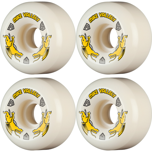 56mm Powell Peralta Mike Vallely Pro Dragon Formula V6 Symmetrical Skateboard Wheels 95a