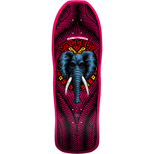 9.85" Powell Peralta Mike Vallely Elephant Reissue Skateboard Deck Pink