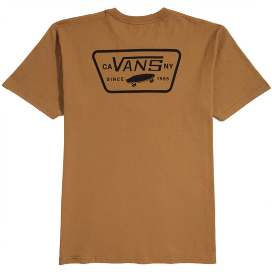 Vans Full Patch Back T-Shirt - Bone Brown / Black