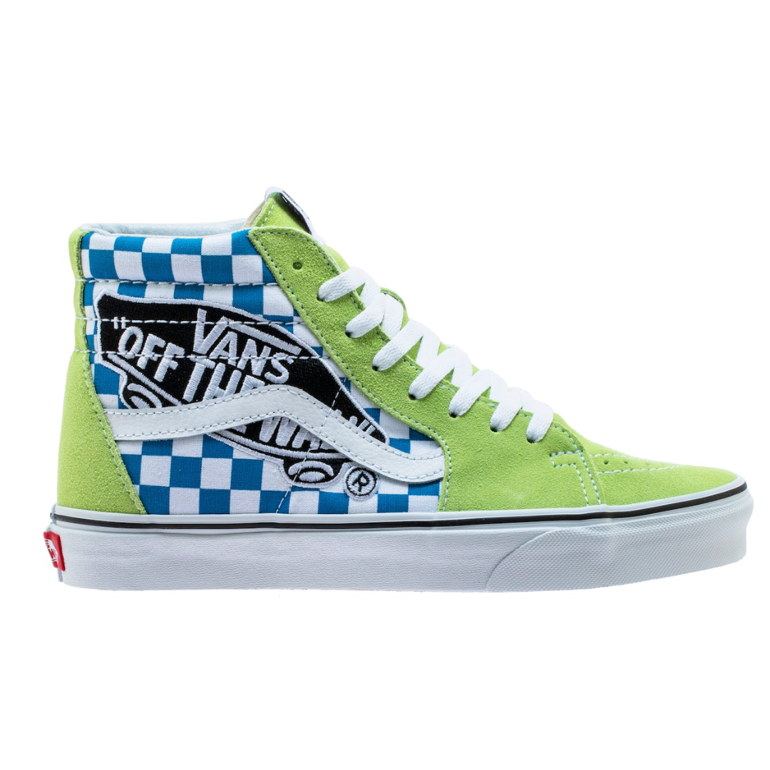 Vans Skate Sk8-Hi Off The Wall Patch Sharp Green Shoes