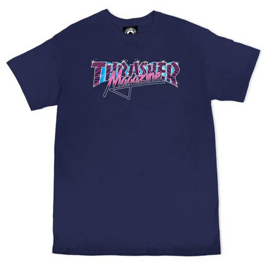 Thrasher Magazine Vice Logo T-Shirt - Navy