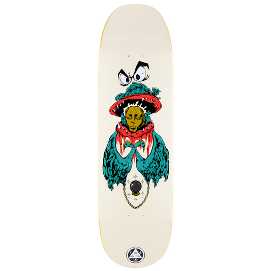 9.0" Welcome Skateboards Victim of Time on Baculus 2 Deck - Bone