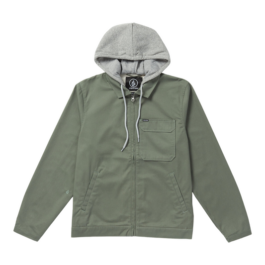 Volcom Korman Hood Jacket - Agave (Green / Grey)