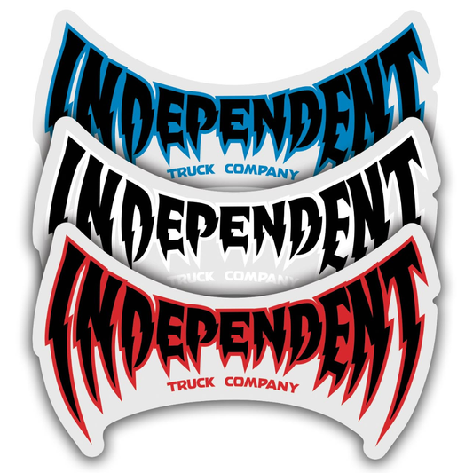Independent Trucks Voltage Span Clear Sticker - Assorted Colors - Sold Individually