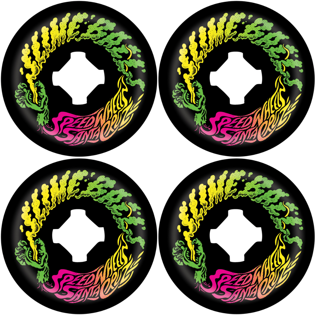 54mm Slime Balls Vomit Mini Wheels - Black 97a