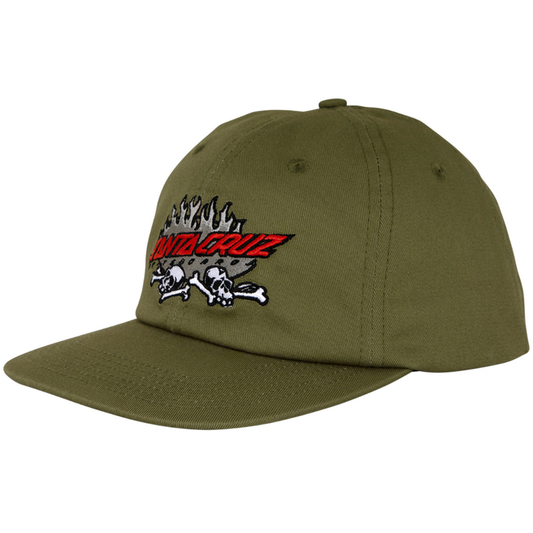 Santa Cruz Skateboards Salba Voodoo Pit Snapback Hat - Fern