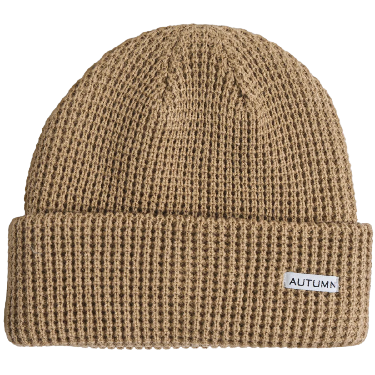 Autumn Waffle Beanie - Sand