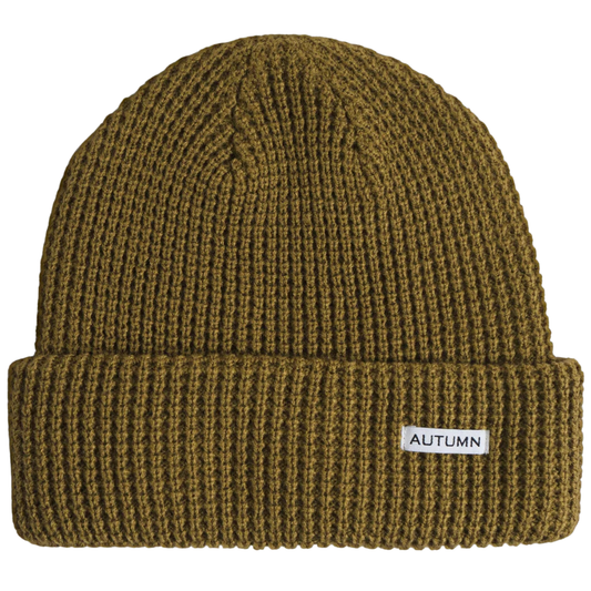 Autumn Waffle Beanie - Scum