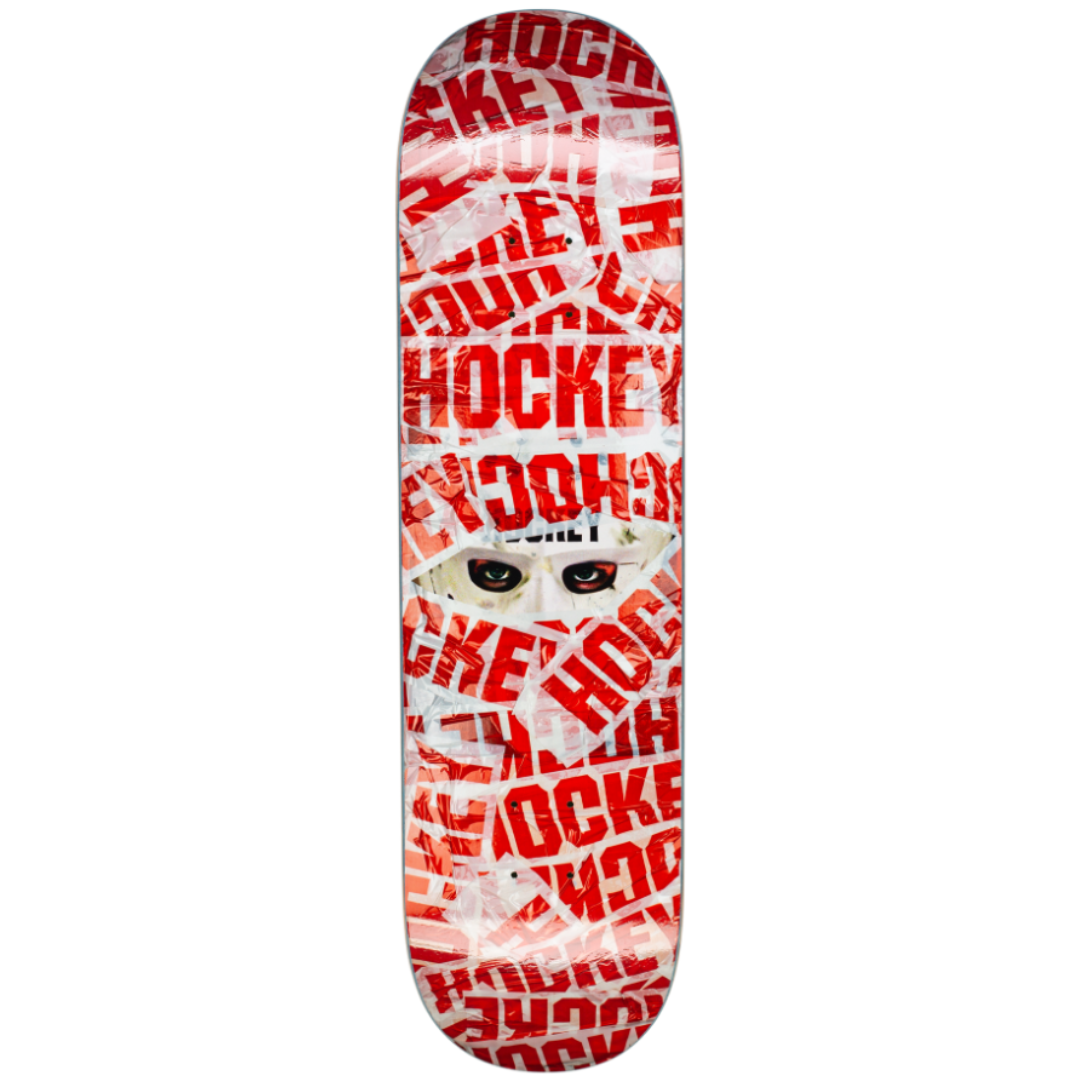 9.0" Hockey War All Over Skateboard Deck