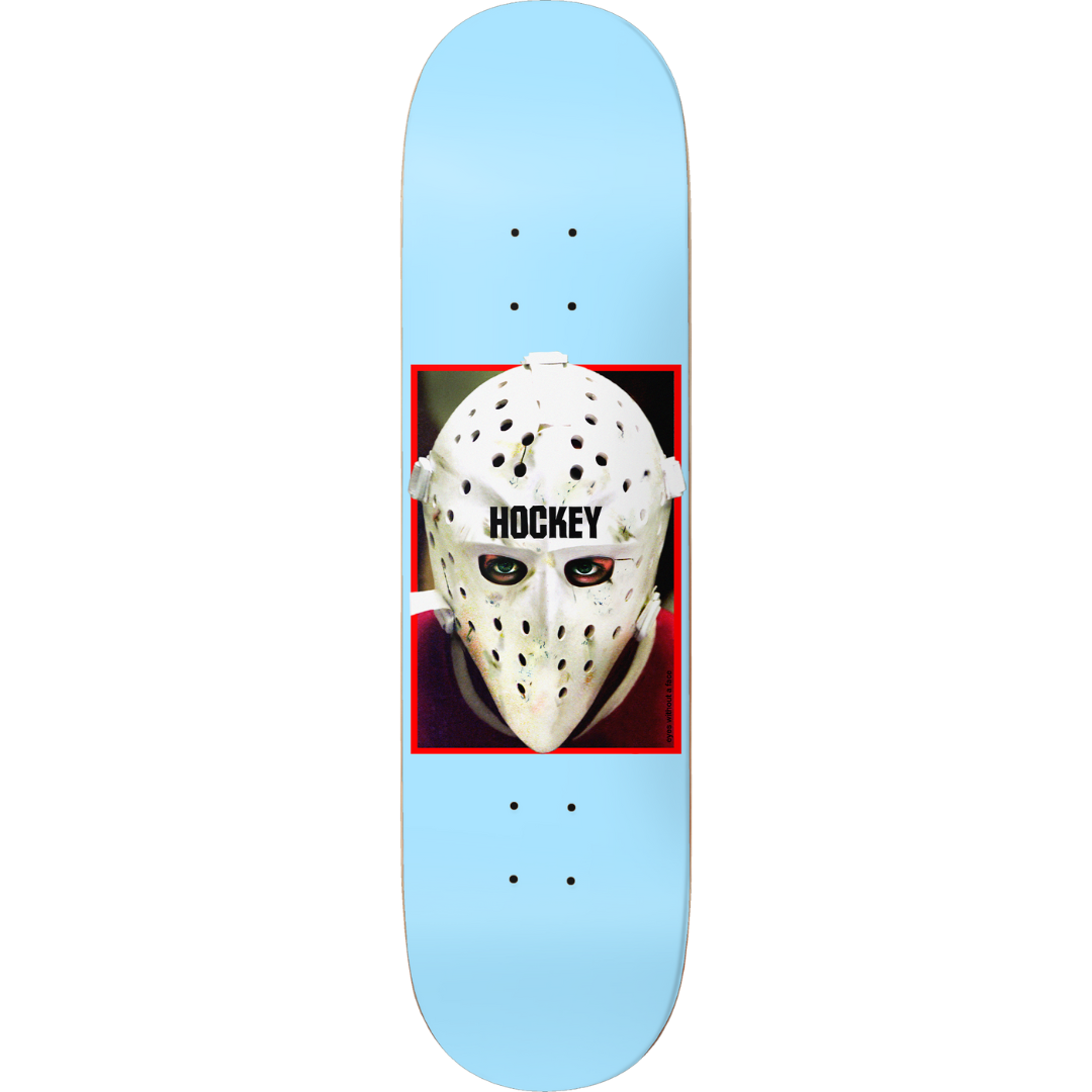 9.0" Hockey War On Ice Shape 1 Skateboard Deck - Ice Blue